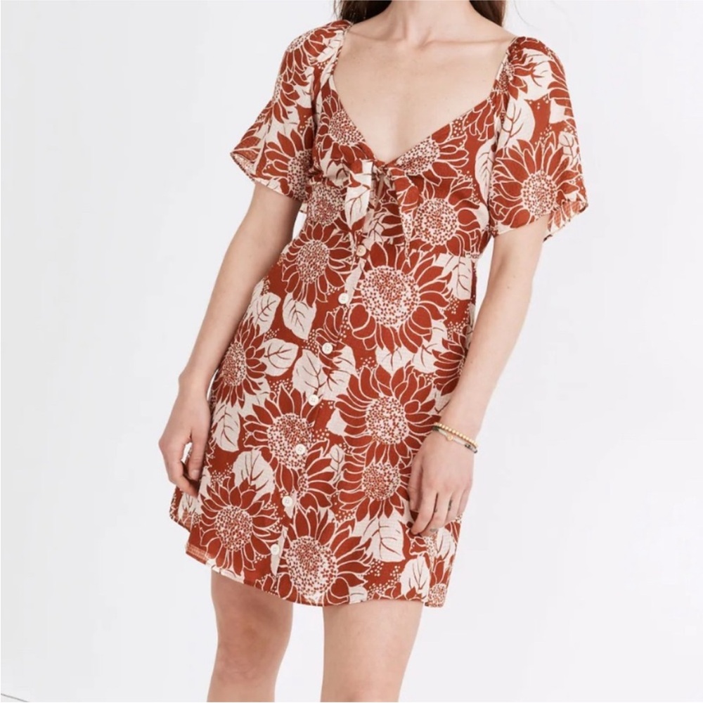 Madewell Silk Floral Sundress